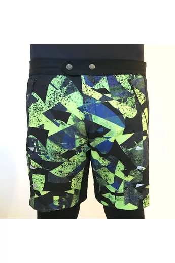 Tomka Csilla / Dazee Green2 design baggy short men sportswear M / Kába Zöld2 mintás dizájn kerépáros rövidnadrág férfi sportruházat Tomka Csilla / Dazee Green2 design baggy short men sportswear M / Kába Zöld2 mintás dizájn kerépáros rövidnadrág férfi sportruházat