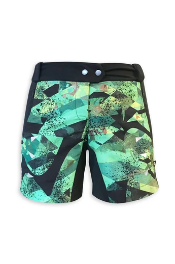 Tomka Csilla Dazee Green1 design baggy short women sportswear