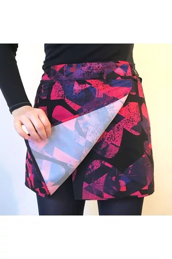 Tomka Csilla Dazee Pink design bike skirt women sportswear