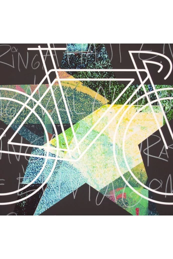 Tomka Csilla / BikeStar C Lindlip 2-04 Giclée fine art print on alu plate in wood frame 50x50 / BringaCsillag Giclée képzőművészeti nyomat alulemezen fakeretben
