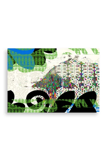 Tomka Csilla / Folyoda 2-08 Giclée fine art print on canvas 100x70 / Folyoda Giclée képzőművészeti nyomat festővásznon