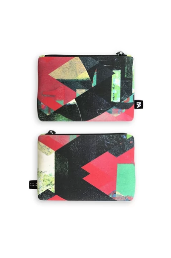 Tomka Csilla / Lindlip 3-01-3 art design cotton canvas pouch bag 19x12x3 / Lindlip művészi mintás dizájn pamutvászon borítéktáska Tomka Csilla / Lindlip 3-01-3 art design cotton canvas pouch bag 19x12x3 / Lindlip művészi mintás dizájn pamutvászon borítéktáska