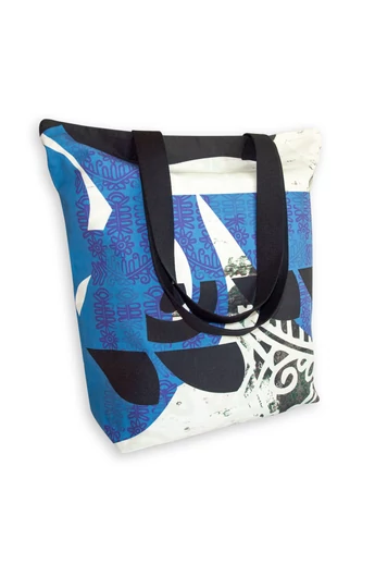Tomka Csilla / Folyoda 2-07-2 art design cotton canvas tote bag 36x38x12 / Folyoda művészi mintás dizájn pamutvászon tote táska Tomka Csilla / Folyoda 2-07-2 art design cotton canvas tote bag 36x38x12 / Folyoda művészi mintás dizájn pamutvászon tote táska