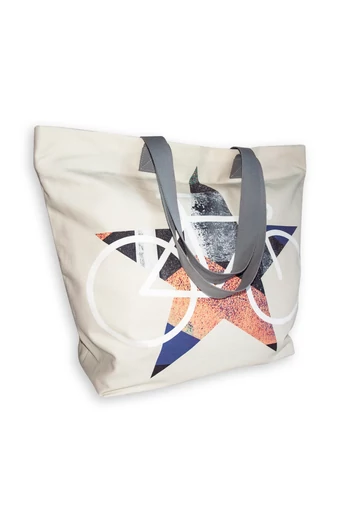 Tomka Csilla / BikeStar B Lindlip 2-10 art design cotton canvas tote bag 48x34x16 / BringaCsillag művészi mintás dizájn pamutvászon tote táska Tomka Csilla / BikeStar B Lindlip 2-10 art design cotton canvas tote bag 48x34x16 / BringaCsillag művészi mintás dizájn pamutvászon tote táska
