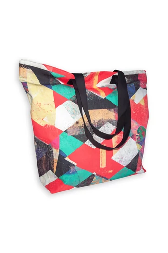 Tomka Csilla / Lindlip 3-04-1 art design cotton canvas tote bag 36x38x12 / Lindlip művészi mintás dizájn pamutvászon tote táska Tomka Csilla / Lindlip 3-04-1 art design cotton canvas tote bag 36x38x12 / Lindlip művészi mintás dizájn pamutvászon tote táska