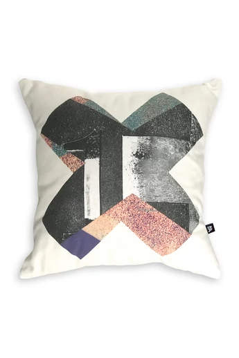 Tomka Csilla / X Lindlip 2-10 art design cotton cushion 30x30 / X művészi mintás dizájn pamut párna 30x30 Tomka Csilla / X Lindlip 2-10 art design cotton cushion 30x30 / X művészi mintás dizájn pamut párna 30x30