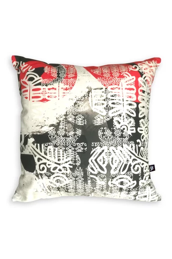 Tomka Csilla / Folyoda 2-03-1b art design cotton cushion 50x50 / Folyoda művészi mintás dizájn pamut párna Tomka Csilla / Folyoda 2-03-1b art design cotton cushion 50x50 / Folyoda művészi mintás dizájn pamut párna