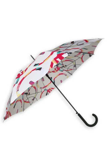 Tomka Csilla / Bikes light 3-04 art design umbrella / Bringák világos művészi mintás dizájn esernyő