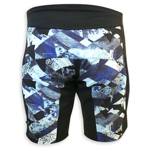 Tomka Csilla / Dazee Blue design baggy short men sportswear M / Kába Kék mintás dizájn kerépáros rövidnadrág férfi sportruházat