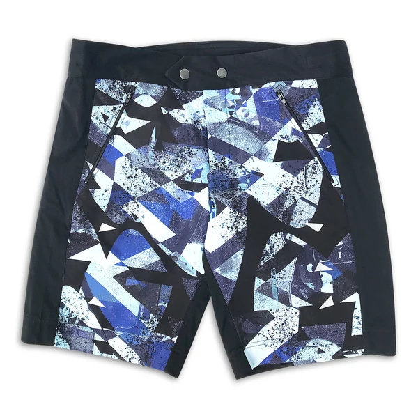 Tomka Csilla / Dazee Blue design baggy short men sportswear M / Kába Kék mintás dizájn kerépáros rövidnadrág férfi sportruházat