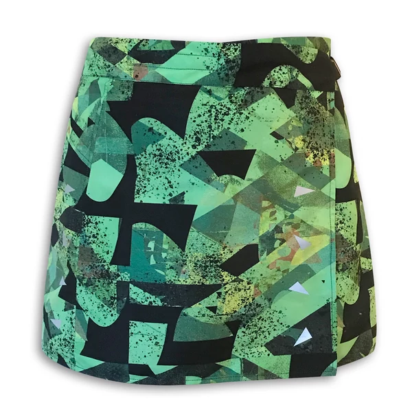 Tomka Csilla Dazee Green1 design bike skirt women sportswear