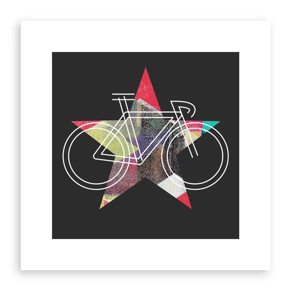 Tomka Csilla BikeStar C Lindlip 3-05 Giclée fine art print on paper 50x50cm-20x20in