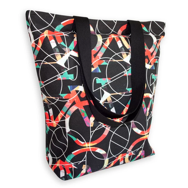Tomka Csilla / Bikes dark 3-04 art design cotton canvas tote bag 36x38x12 / Bringák sötét 3-04 művészi mintás dizájn pamutvászon tote táska