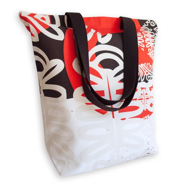 Tomka Csilla / Folyoda 2-03-2 art design cotton canvas tote bag 36x38x12 / Folyoda művészi mintás dizájn pamutvászon tote táska