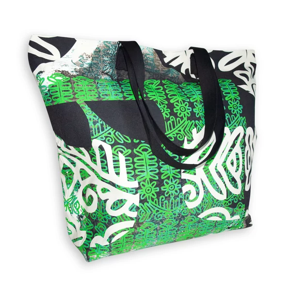 Tomka Csilla / Folyoda 2-09 art design cotton canvas tote bag 36x38x12 / Folyoda művészi mintás dizájn pamutvászon tote táska