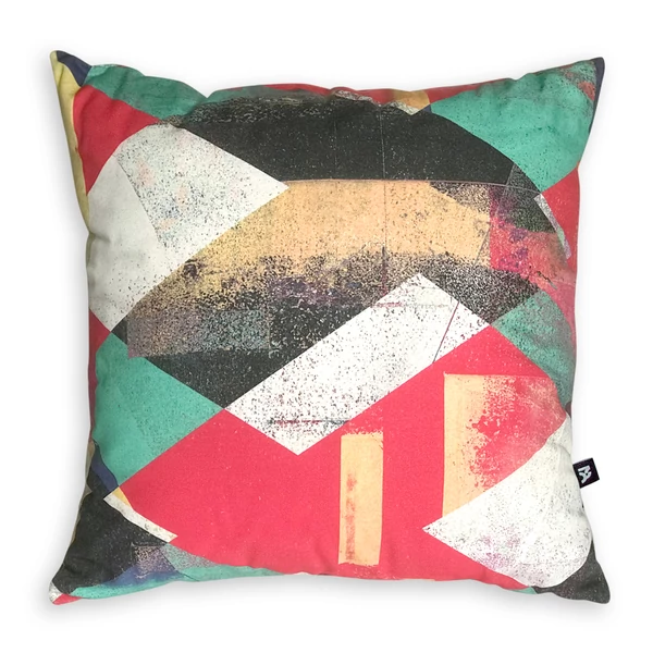 Tomka Csilla / Lindlip 3-04-5 art design cotton cushion 50x50 / Lindlip művészi mintás dizájn pamut párna