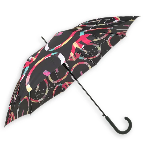 Tomka Csilla / Bikes dark 3-04 art design umbrella / Bringák sötét művészi mintás dizájn esernyő