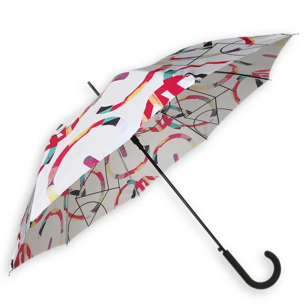 Tomka Csilla / Bikes light 3-04 art design umbrella / Bringák világos művészi mintás dizájn esernyő