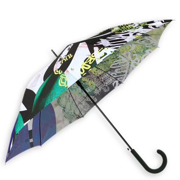 Tomka Csilla / Folyoda 2-02 art design umbrella / Folyoda művészi mintás dizájn esernyő
