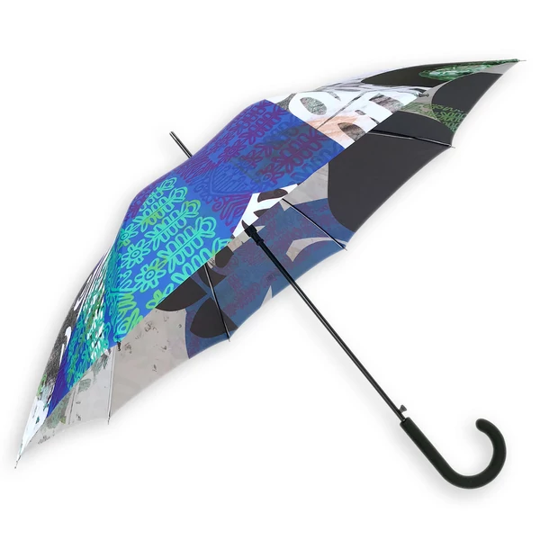 Tomka Csilla / Folyoda 2-06 art design umbrella / Folyoda művészi mintás dizájn esernyő